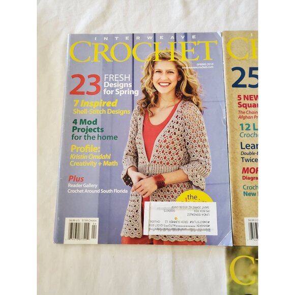 Interweave Crochet Magazine Lot Of 4 - 2010 Spring Summer Fall Winter Issues - Picture 3 of 11